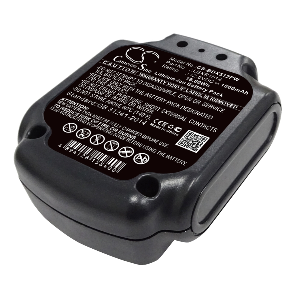 Battery industrial Black & decker CS-BDX512PW