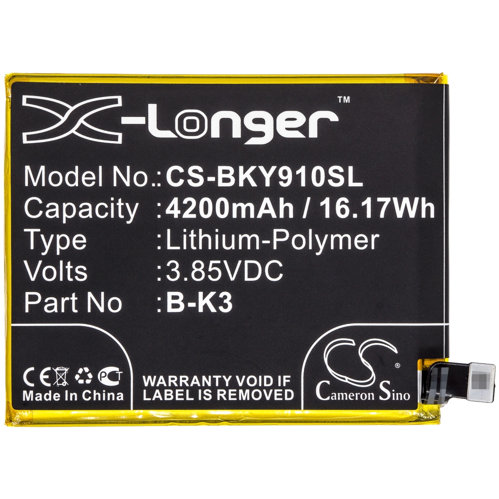 Mobile Phone Battery BBK V1945T (CS-BKY910SL)