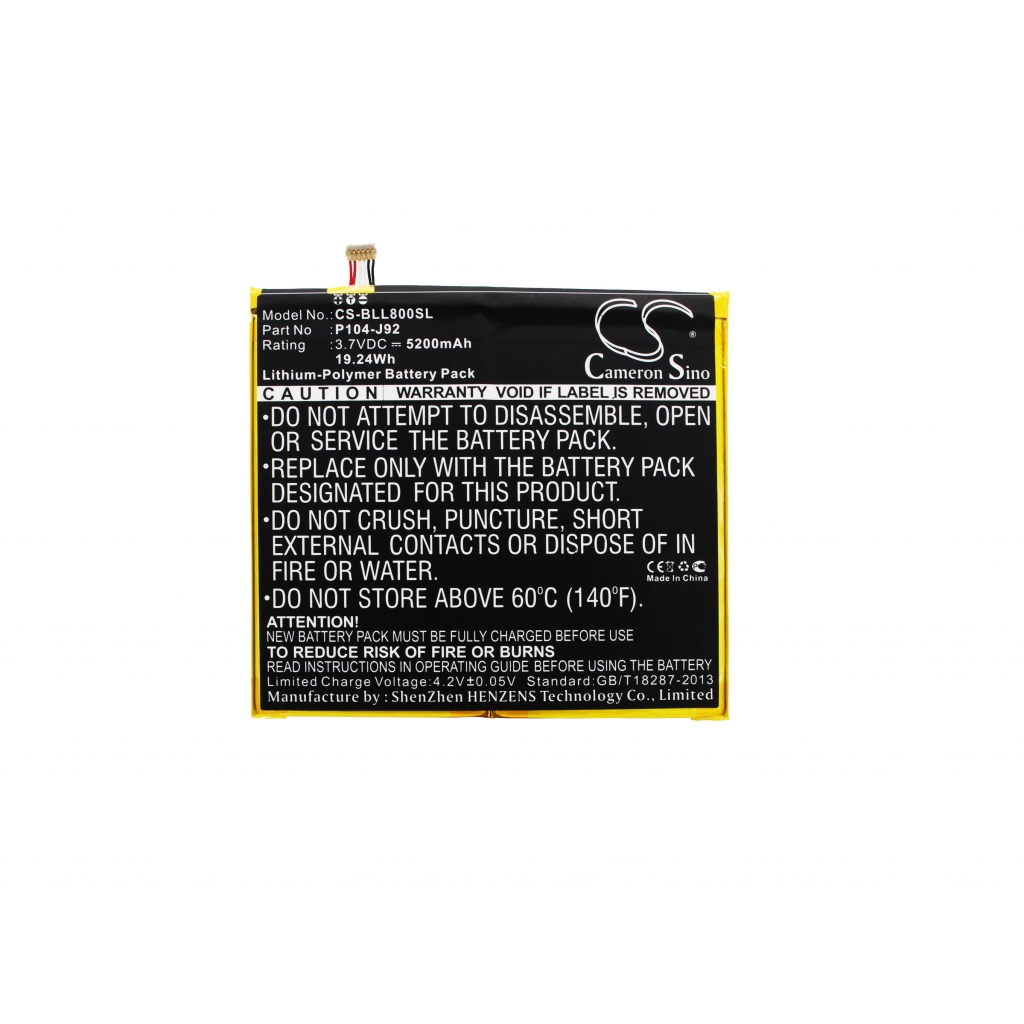 Battery Replaces P104-J92