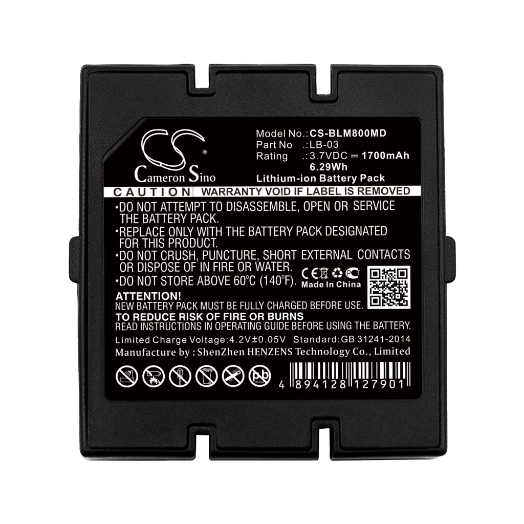 Battery Replaces 12-100-0002