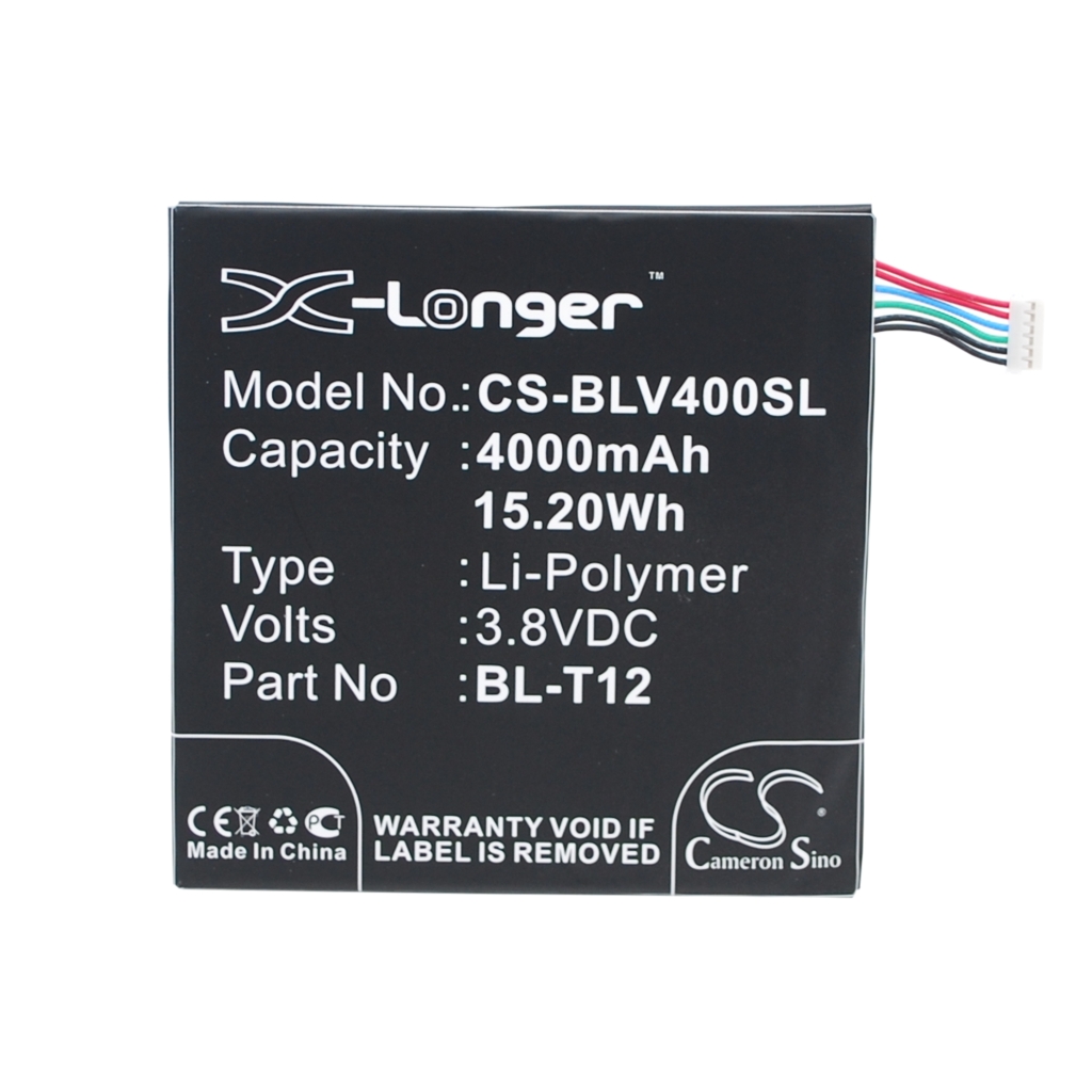 Akkumulátorok tablettákhoz LG CS-BLV400SL