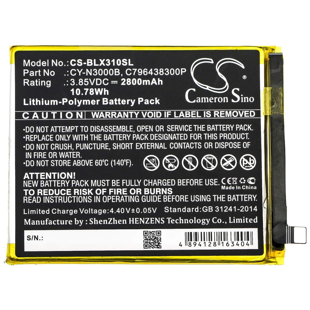 Mobile Phone Battery BLU CS-BLX310SL