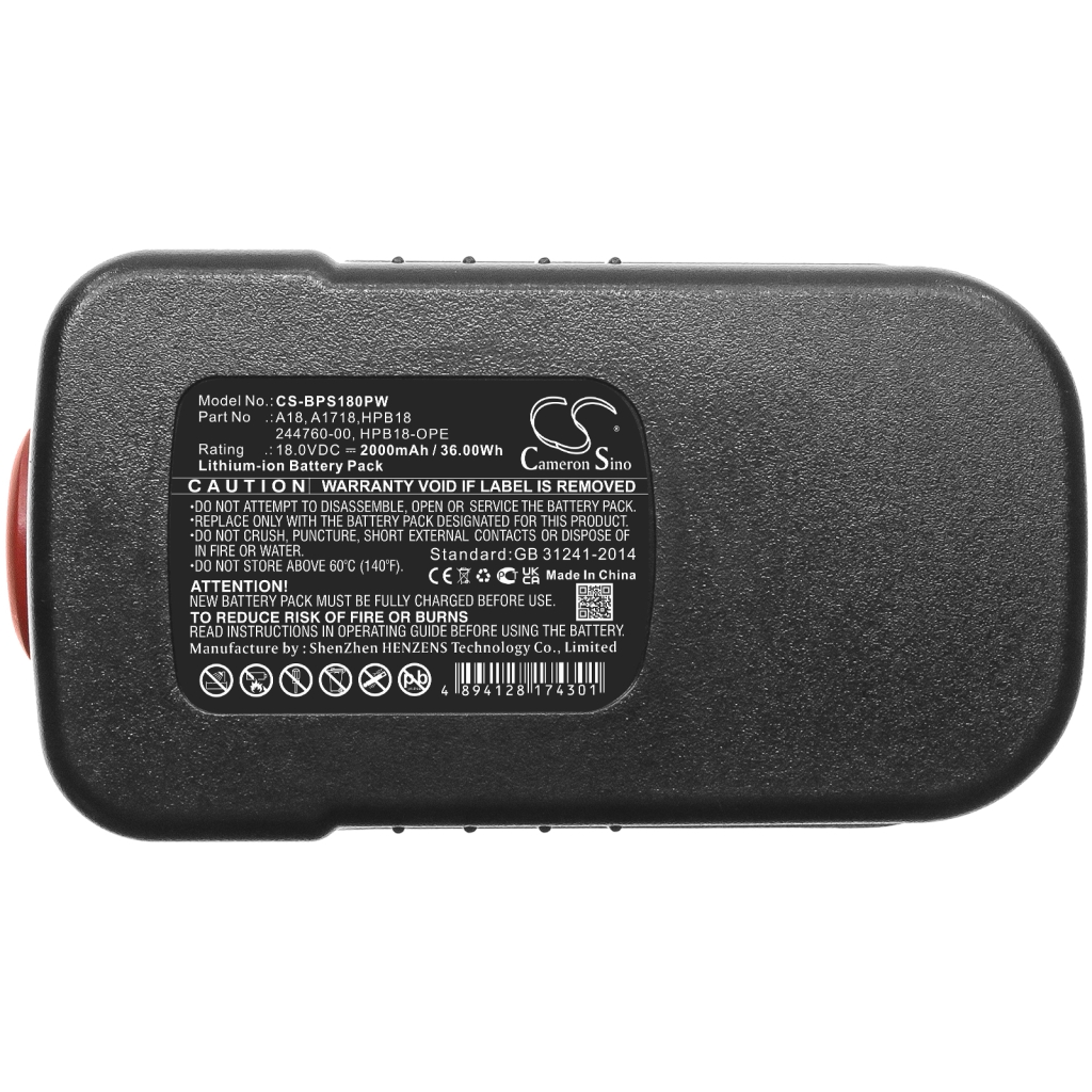 Power Tools Battery Black 