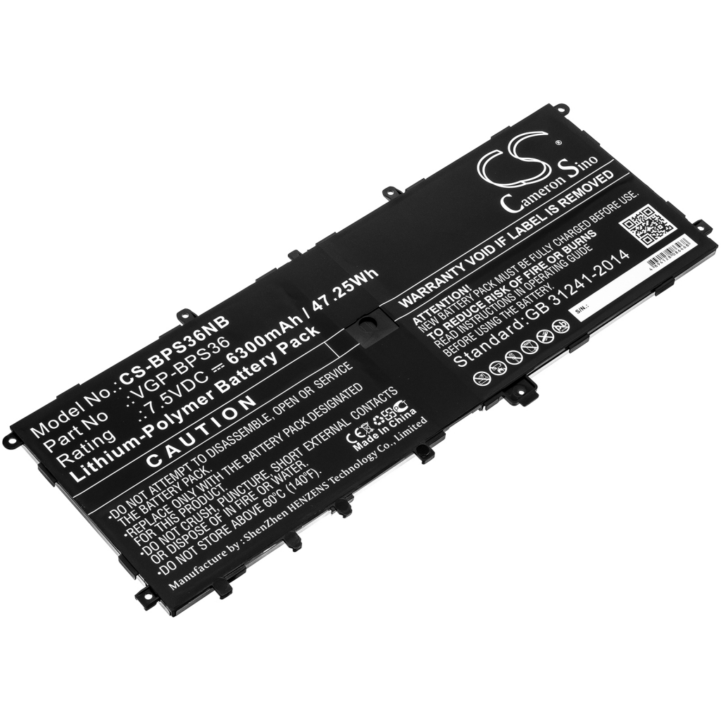 Laptop akkumulátorok Sony SVD1323YCGW (CS-BPS36NB)