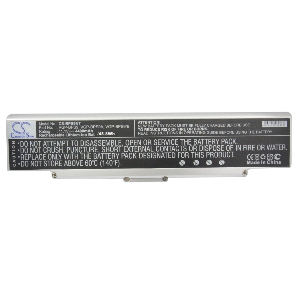 Notebook battery Sony VAIO VGN-CR409E