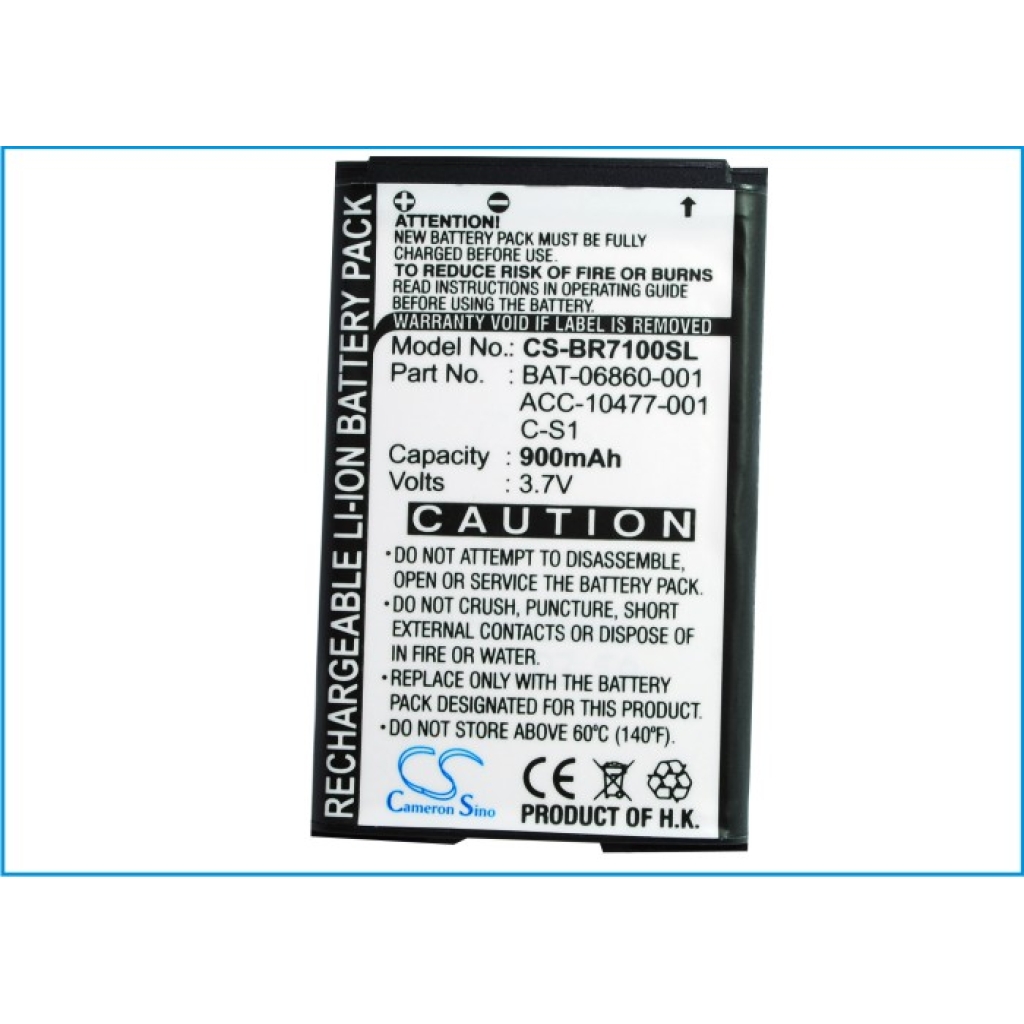 Mobile Phone Battery Blackberry CS-BR7100SL