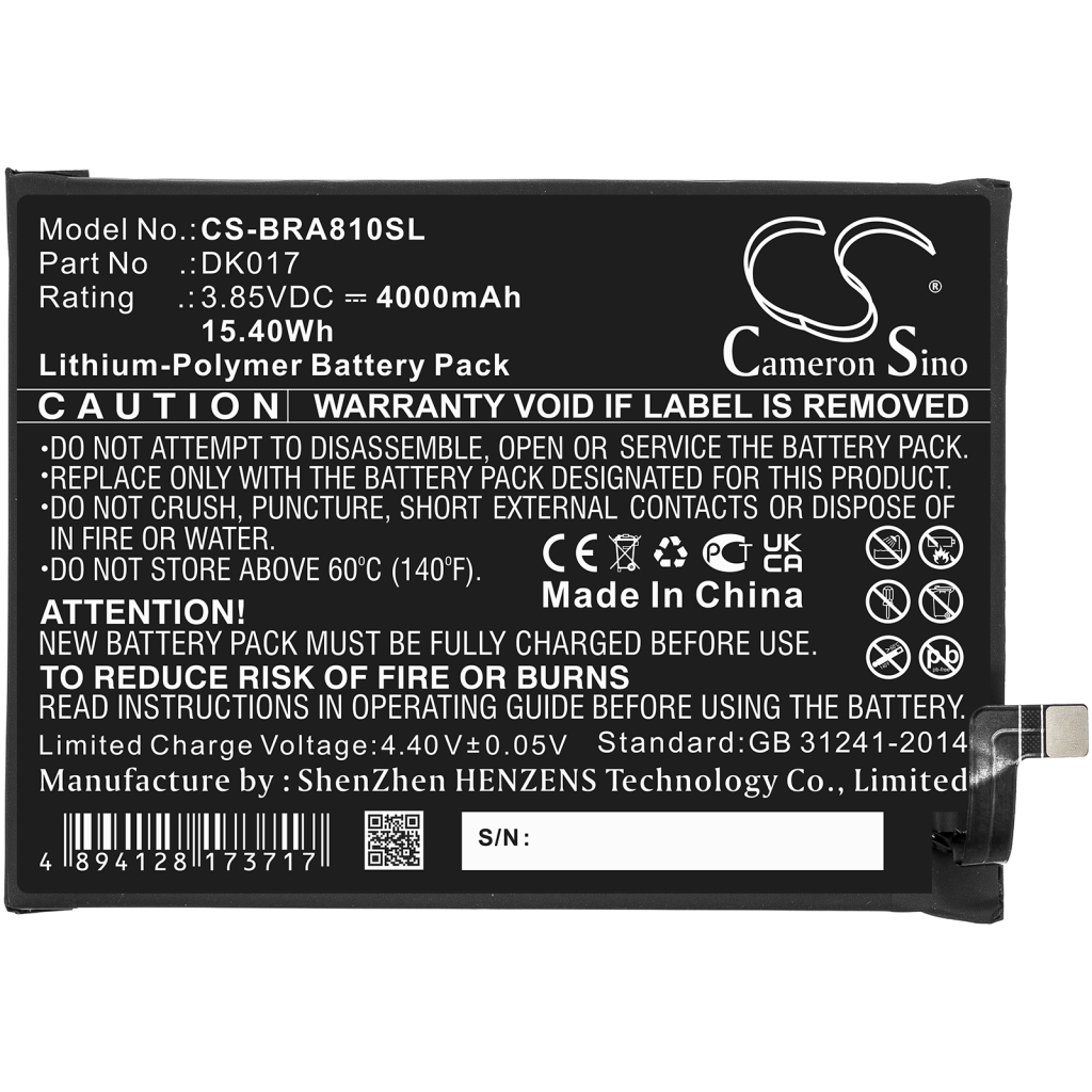 Mobile Phone Battery Blackview CS-BRA810SL