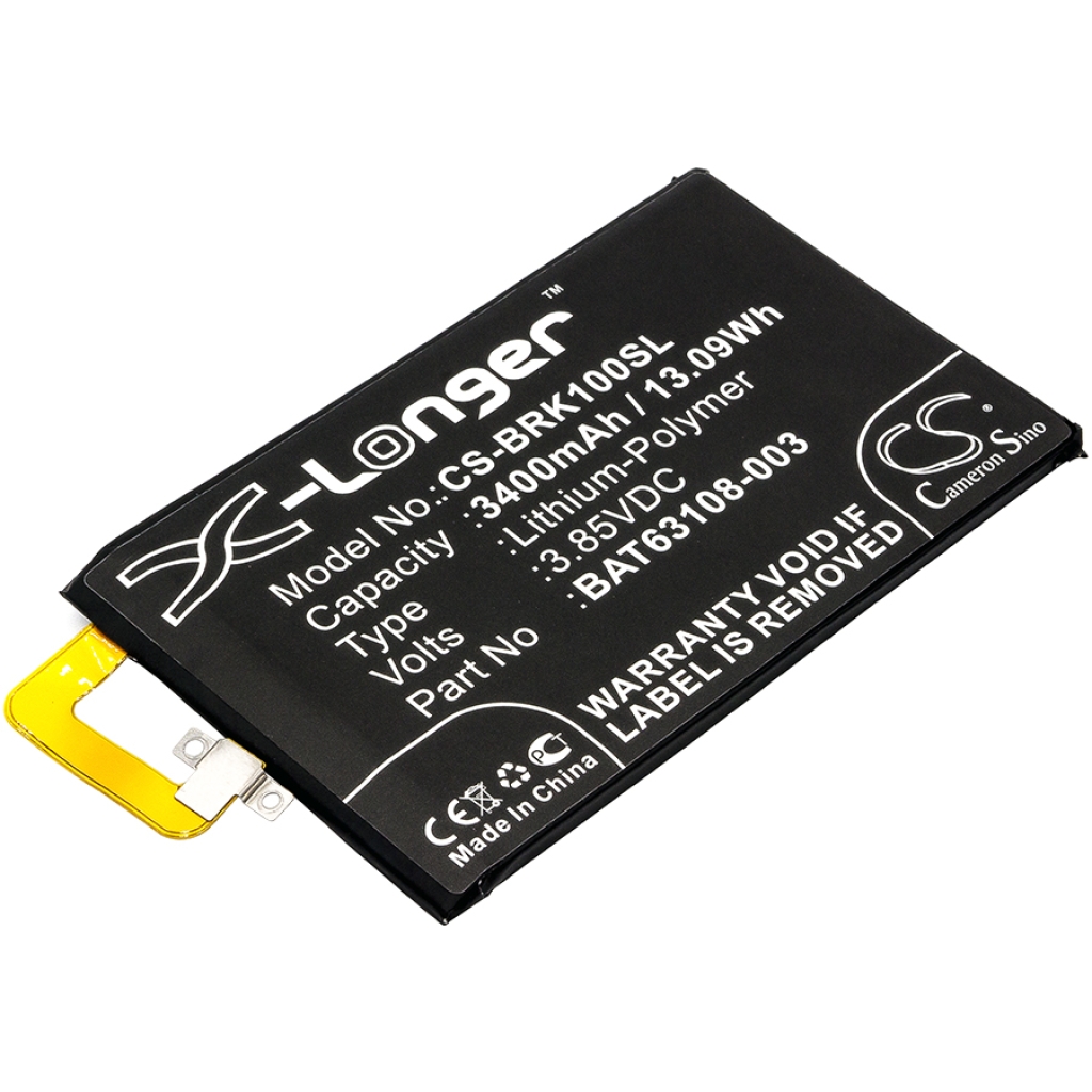 Mobile Phone Battery Blackberry BBB100-3 (CS-BRK100SL)