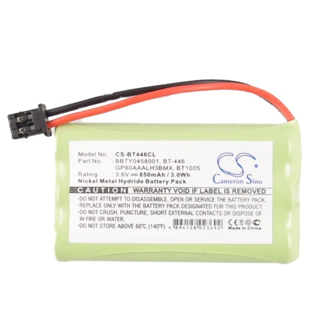 Cordless Phone Battery Radio Shack 43-3572 (CS-BT446CL)