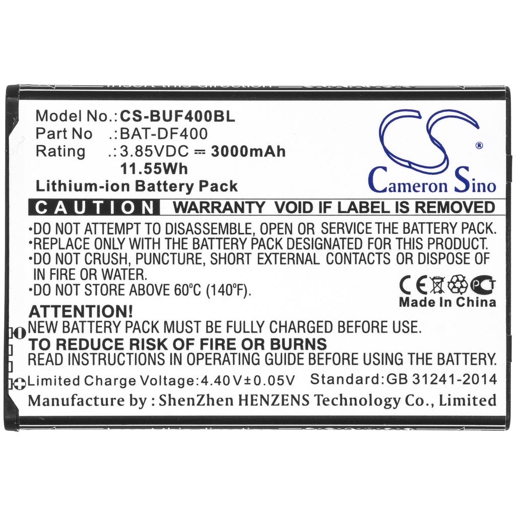 BarCode, Scanner Battery Bluebird CS-BUF400BL