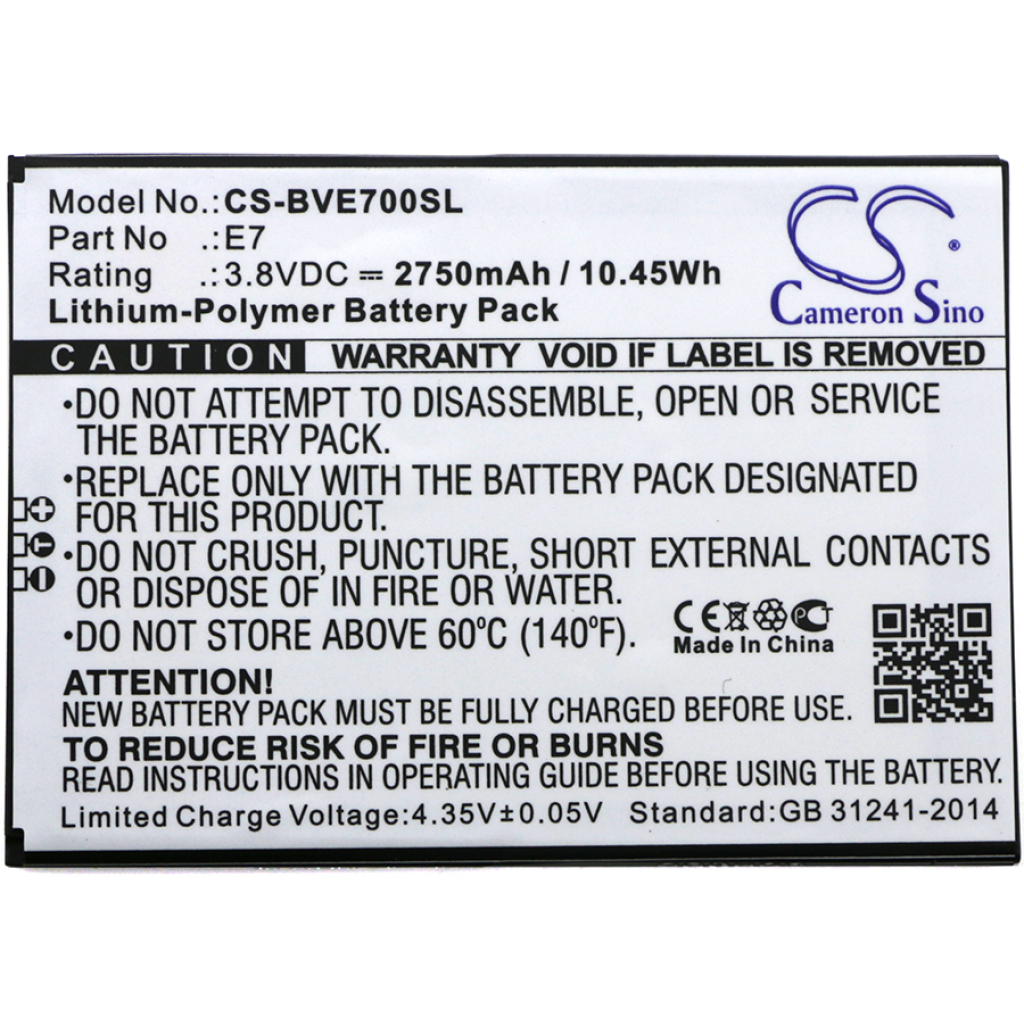 Mobile Phone Battery Blackview E7 (CS-BVE700SL)