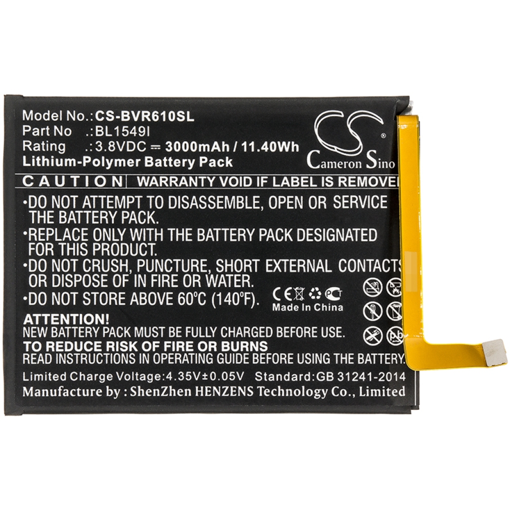 Mobile Phone Battery Blackview CS-BVR610SL