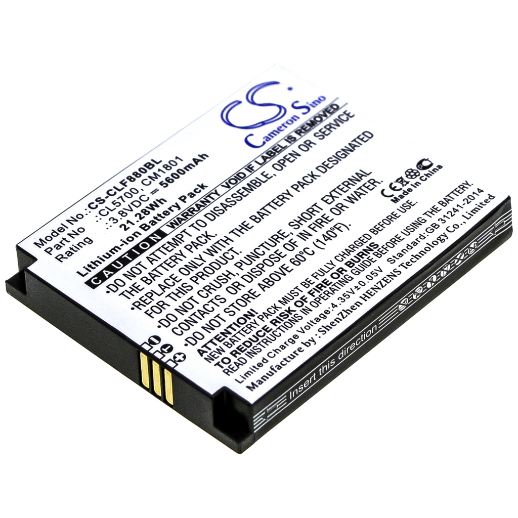Batteries BarCode, Scanner Battery CS-CLF880BL