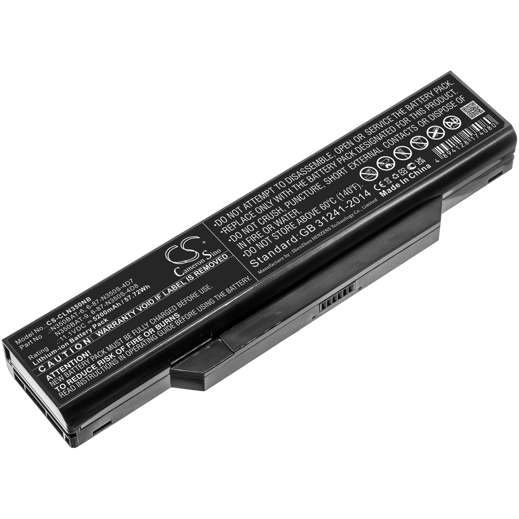 Notebook battery CLEVO CS-CLN350NB