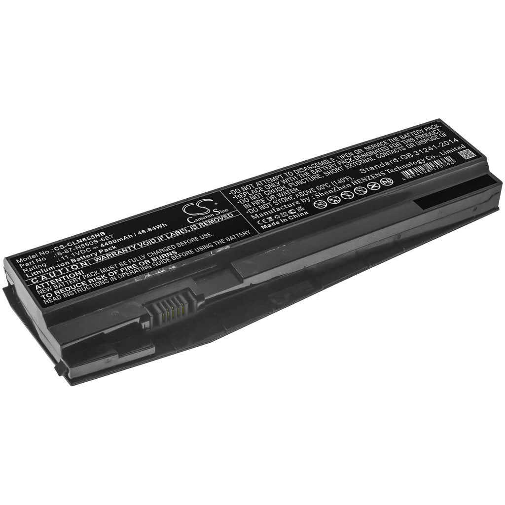 Notebook battery Sager NP6850 (CS-CLN855NB)