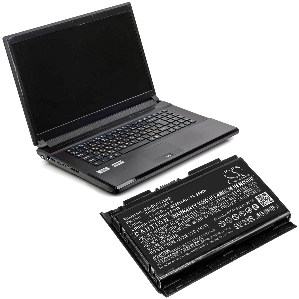 Laptop akkumulátorok Sager NP9170 (CS-CLP170NB)