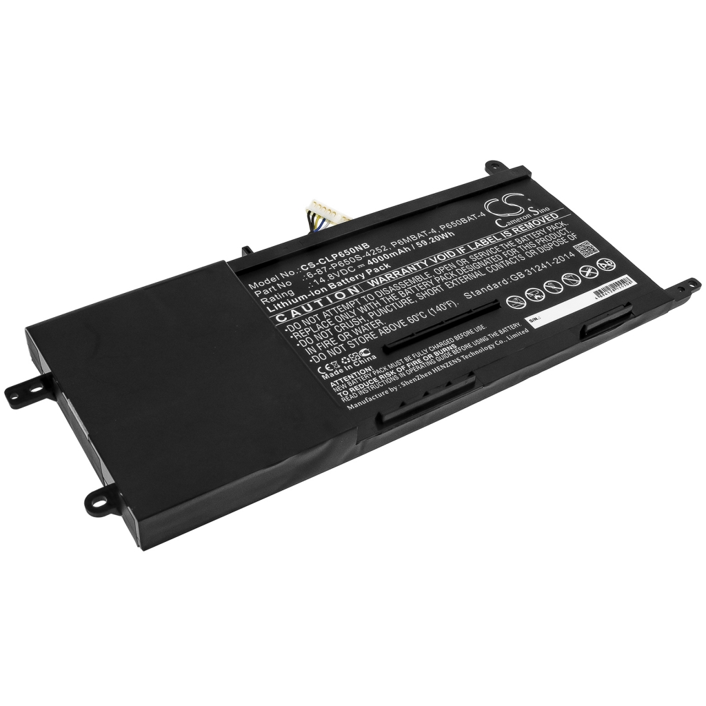 Notebook battery CLEVO P655SA (CS-CLP650NB)