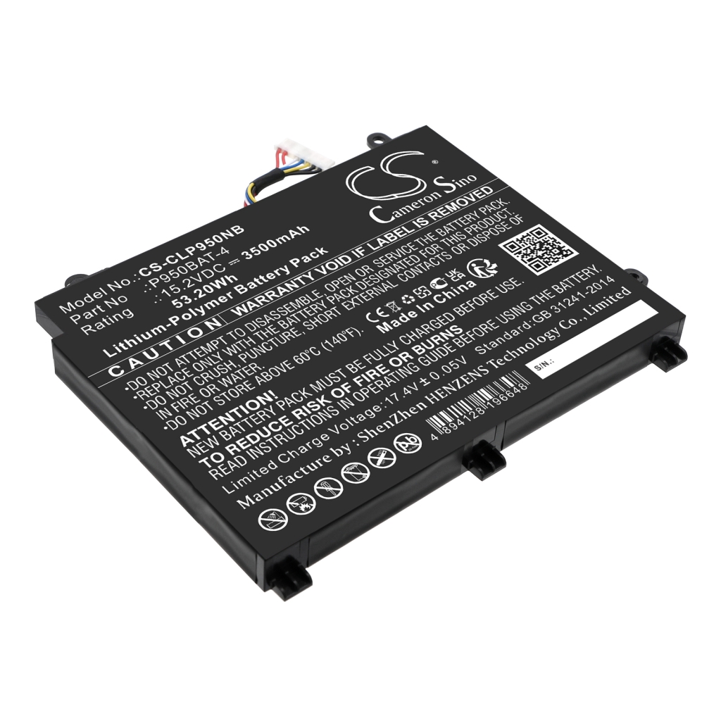 Notebook battery Sager NP8953 (CS-CLP950NB)