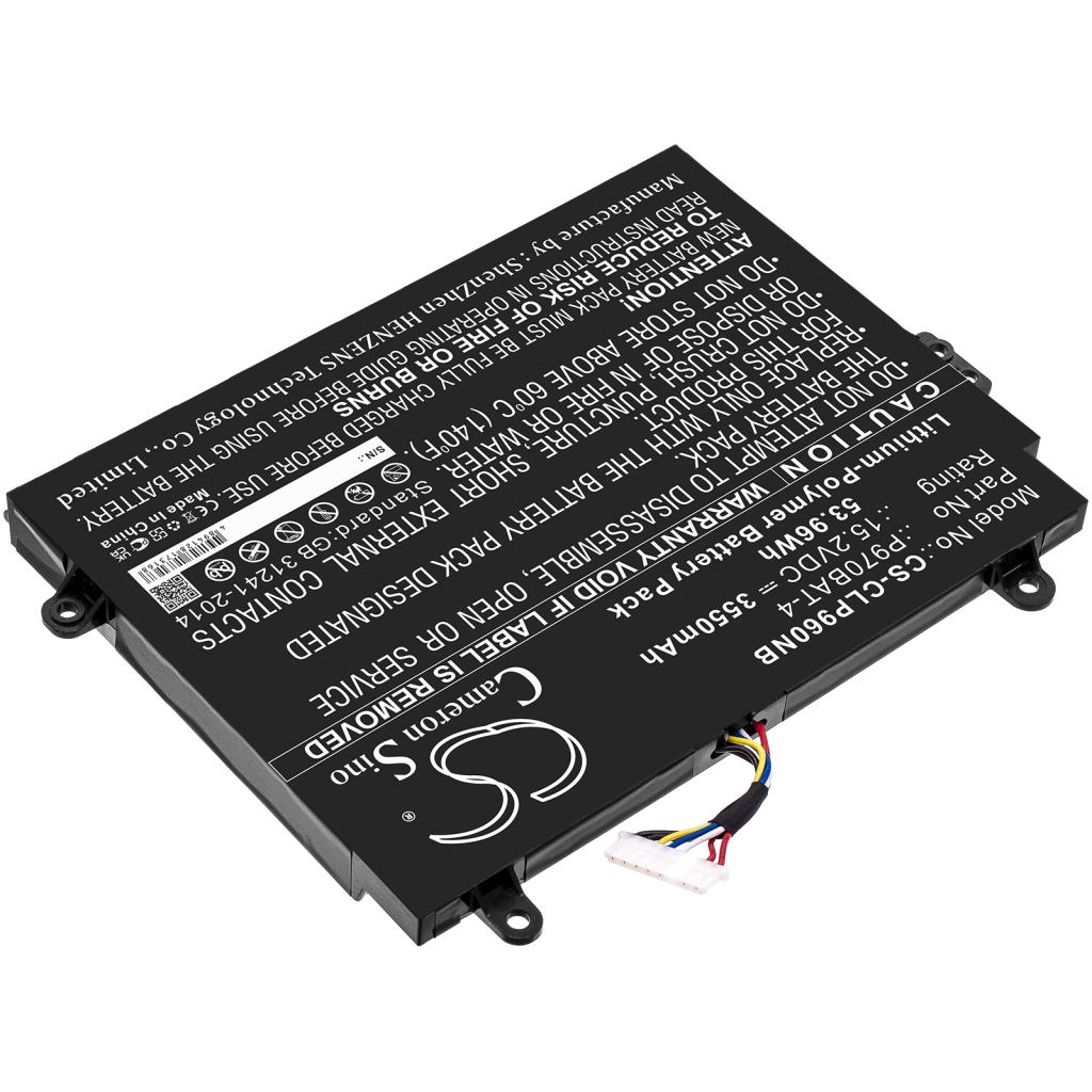 Notebook battery Sager NP2952(P955ET3) (CS-CLP960NB)