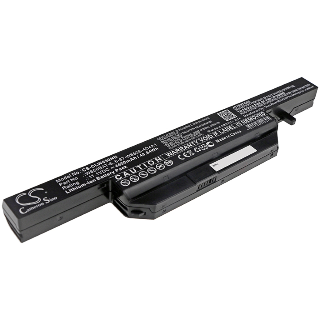 Notebook battery HASEE K650D-G4D5 (CS-CLW650NB)