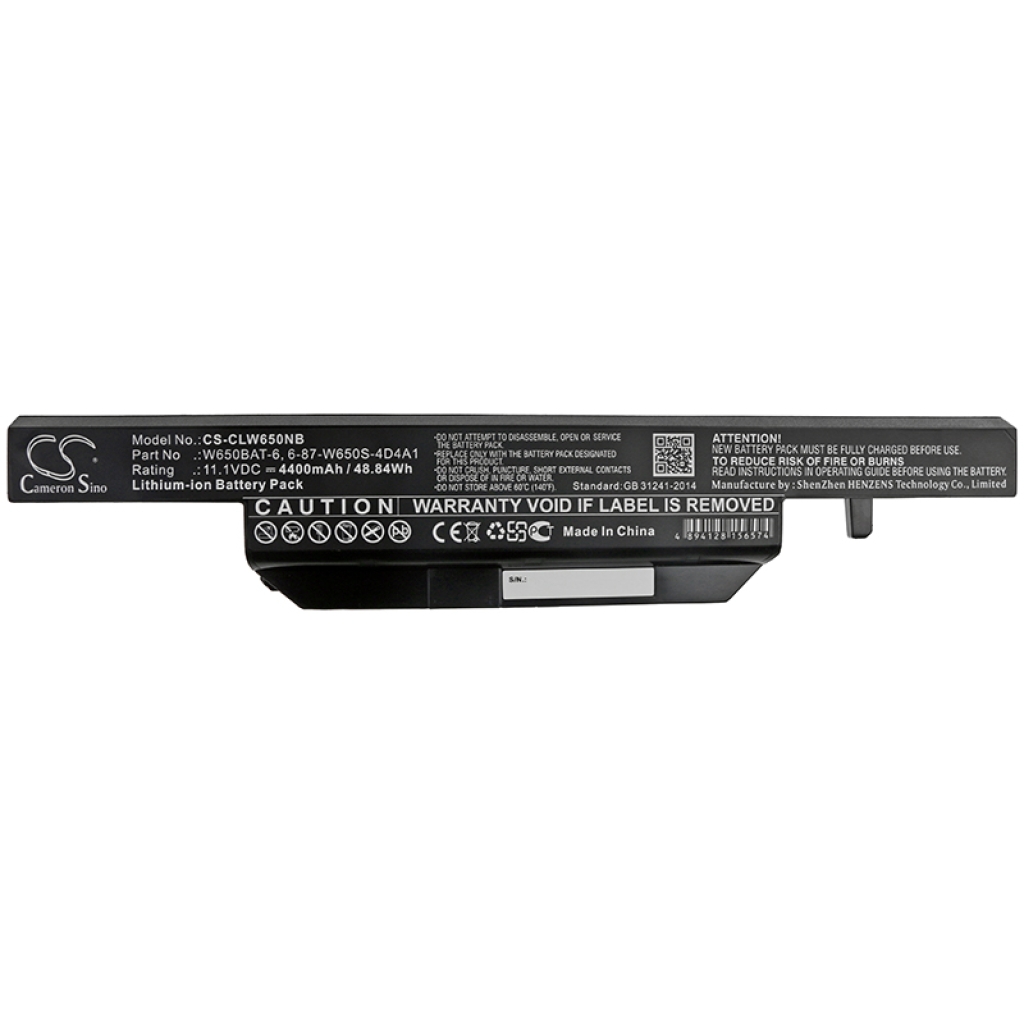 Notebook battery Thunderobot G150MG-478G1T (CS-CLW650NB)