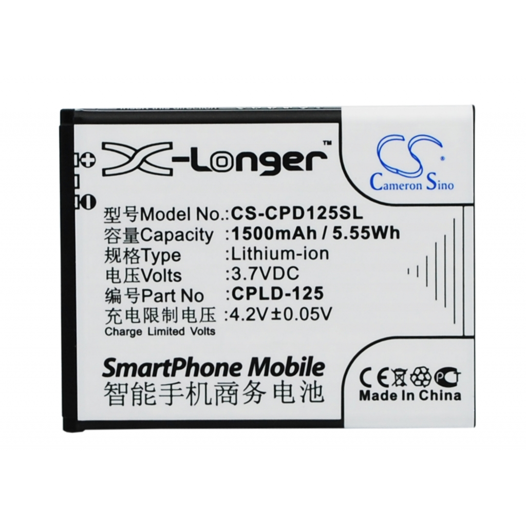 Mobile Phone Battery Coolpad CS-CPD125SL