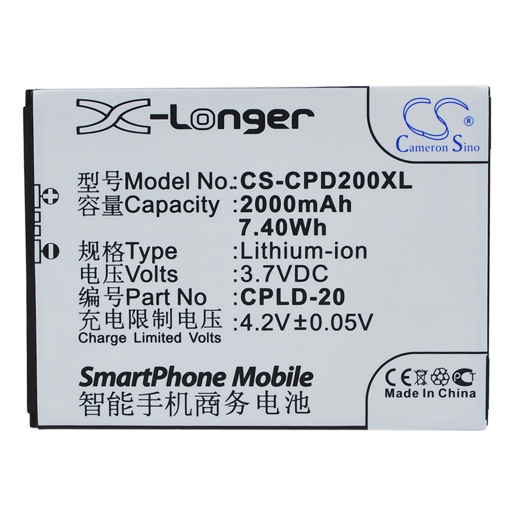 Mobile Phone Battery Coolpad CS-CPD200XL