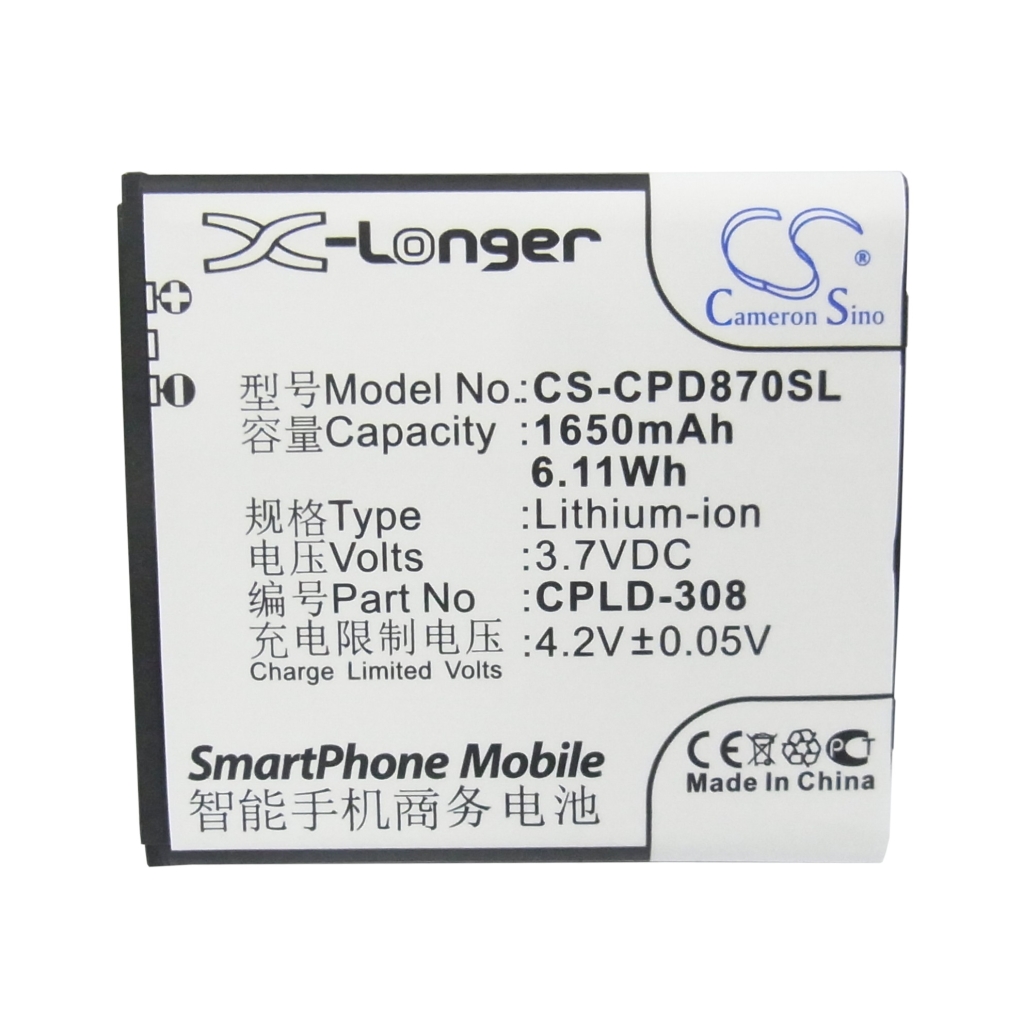 Mobile Phone Battery Coolpad CS-CPD870SL