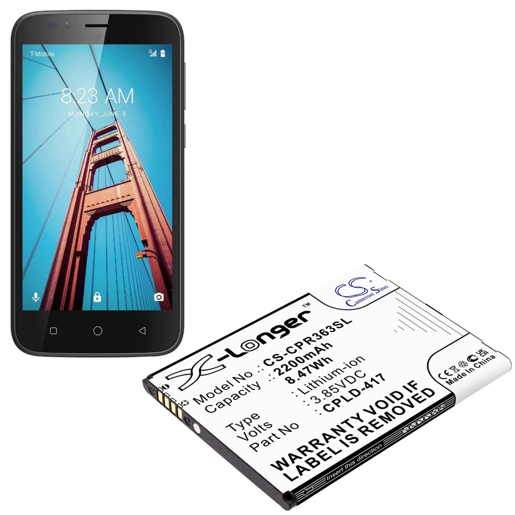 Mobile Phone Battery Coolpad Defiant (CS-CPR363SL)