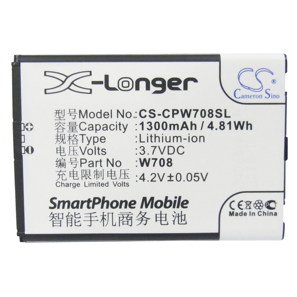 Mobile Phone Battery Coolpad CS-CPW708SL