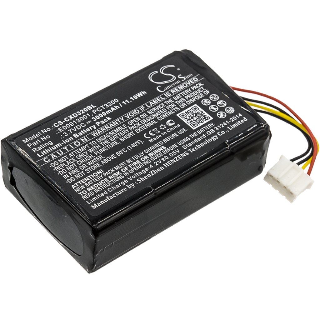 Batteries BarCode, Scanner Battery CS-CXD320BL