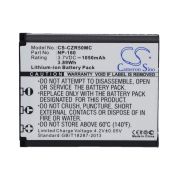 CS-CZR50MC<br />Batteries for   replaces battery NP-160