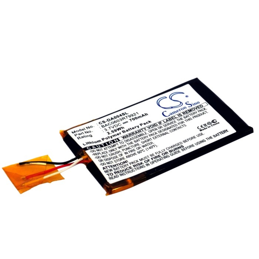 Batteries MP3, MP4, PMP Battery CS-DA004SL