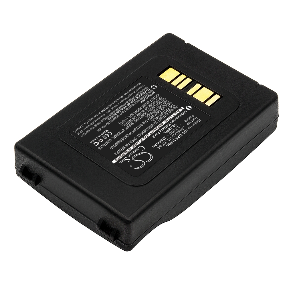 Batteries BarCode, Scanner Battery CS-DAE112BL