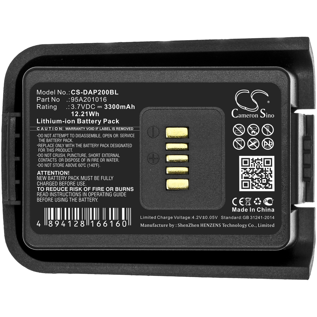 Batteries BarCode, Scanner Battery CS-DAP200BL
