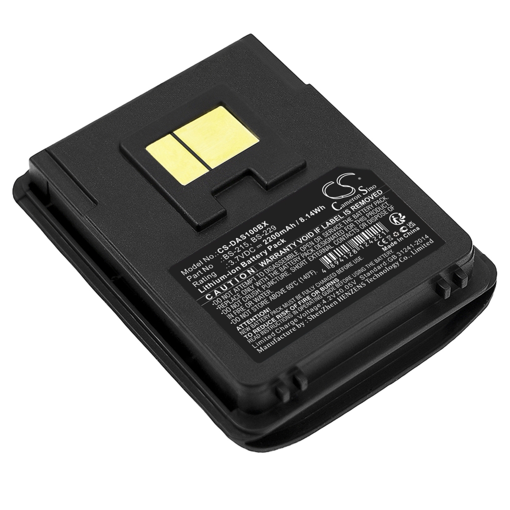 Batteries BarCode, Scanner Battery CS-DAS100BX