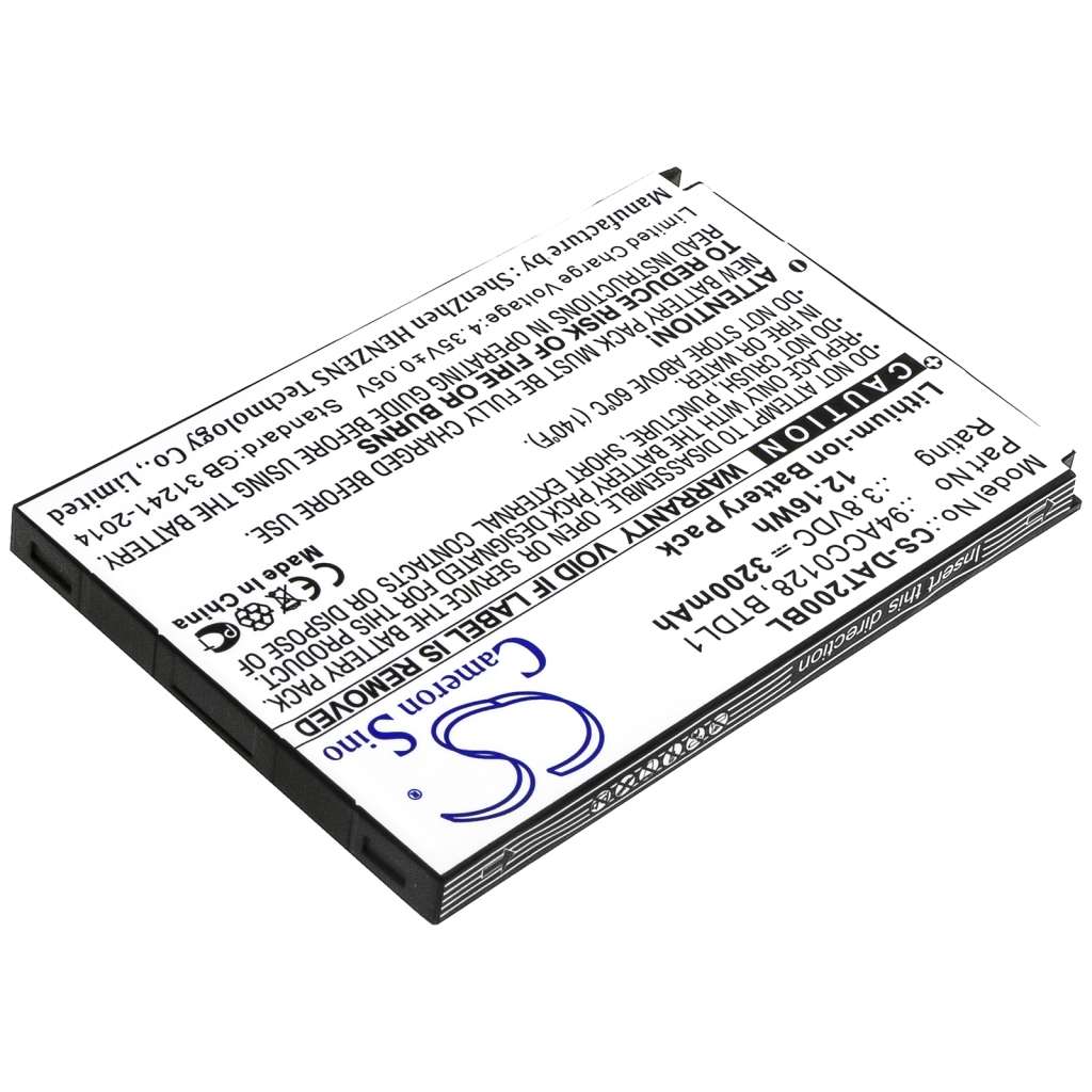 BarCode, Scanner Battery Datalogic CS-DAT200BL