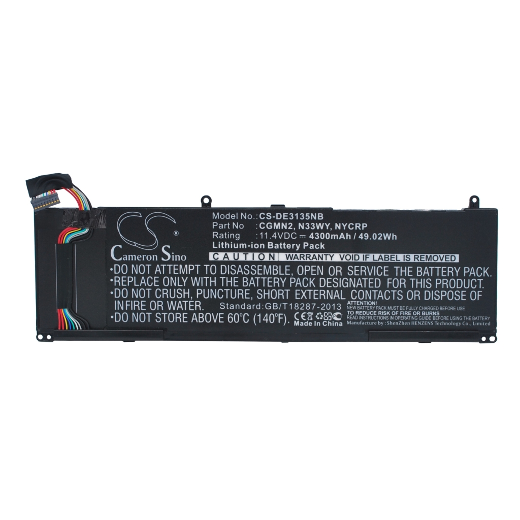 Notebook battery DELL CS-DE3135NB