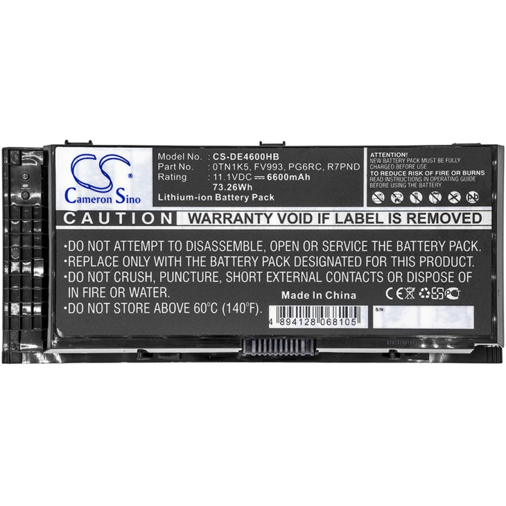 Notebook battery DELL Precision M4800