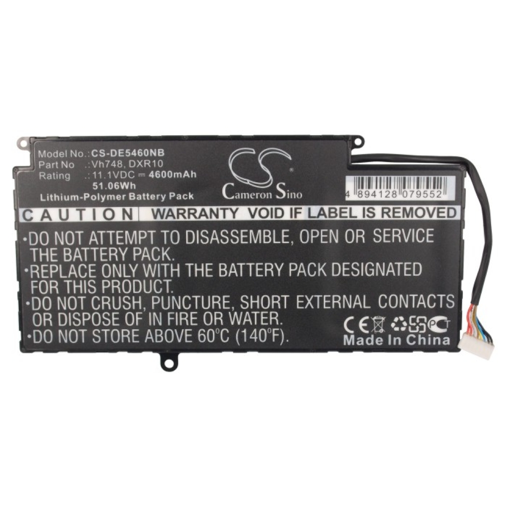 Notebook battery DELL CS-DE5460NB