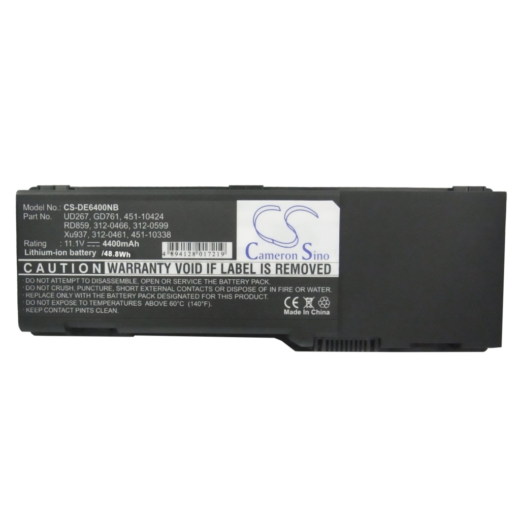 Notebook battery DELL CS-DE6400NB