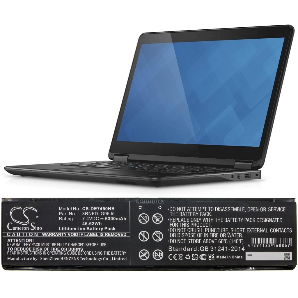 Laptop akkumulátorok DELL CS-DE7450HB