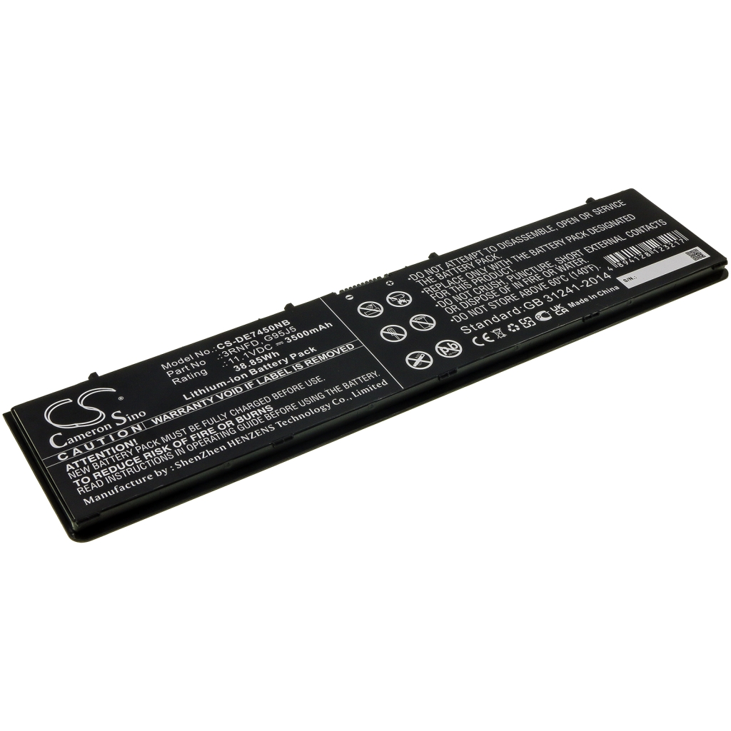 Notebook battery DELL CS-DE7450NB