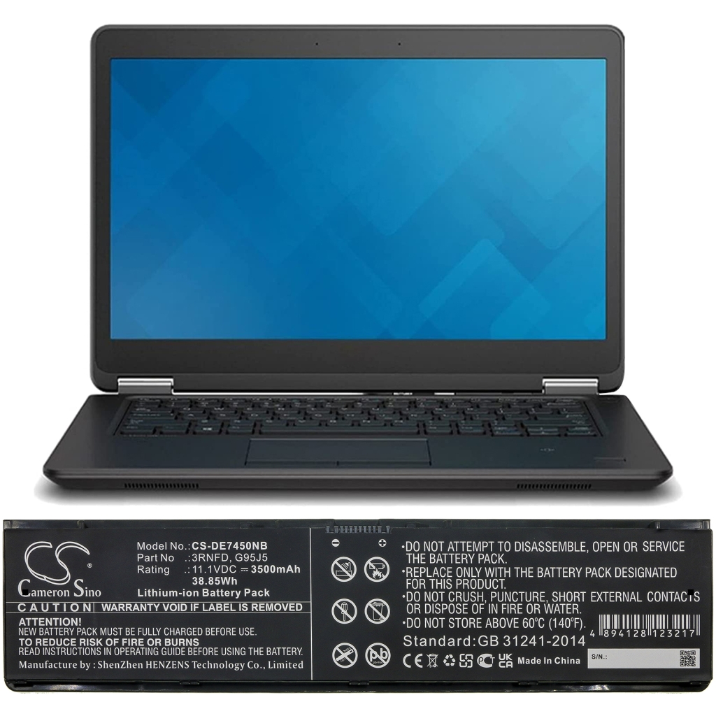 Laptop akkumulátorok DELL CS-DE7450NB