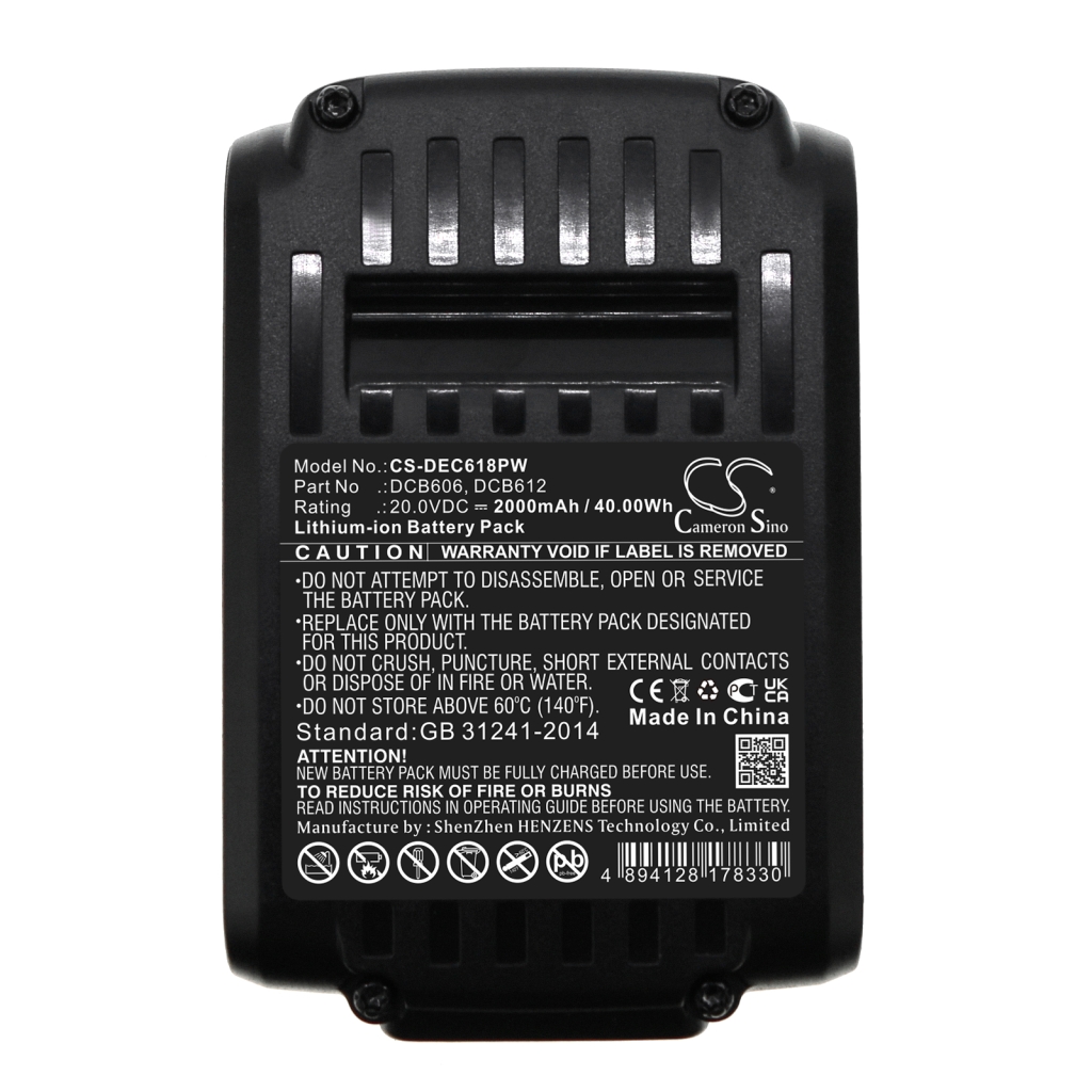 Battery industrial Dewalt CS-DEC618PW