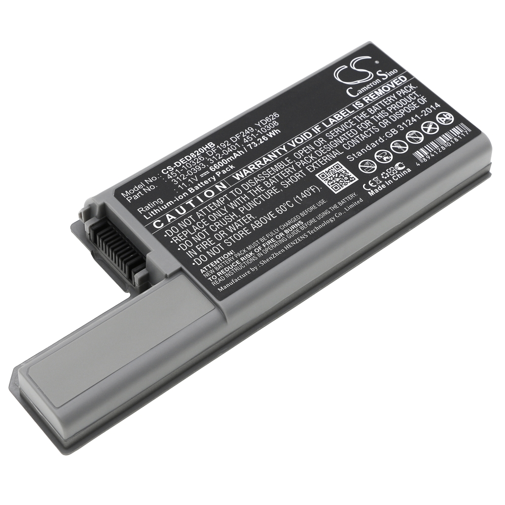 Notebook battery DELL CS-DED820HB