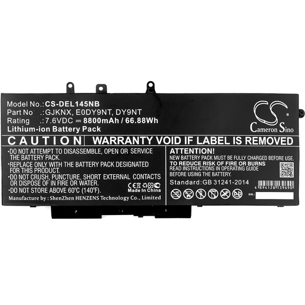 Notebook battery DELL CS-DEL145NB