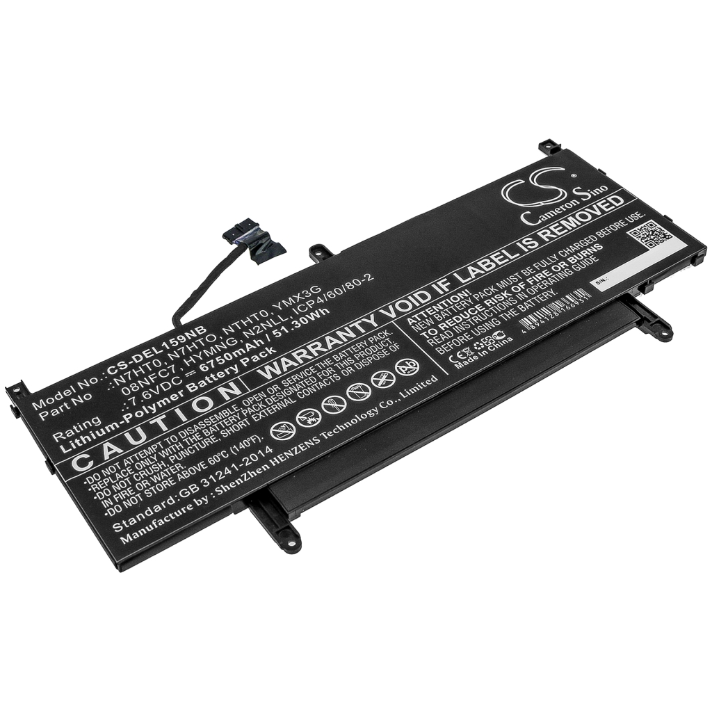 Notebook battery DELL CS-DEL159NB