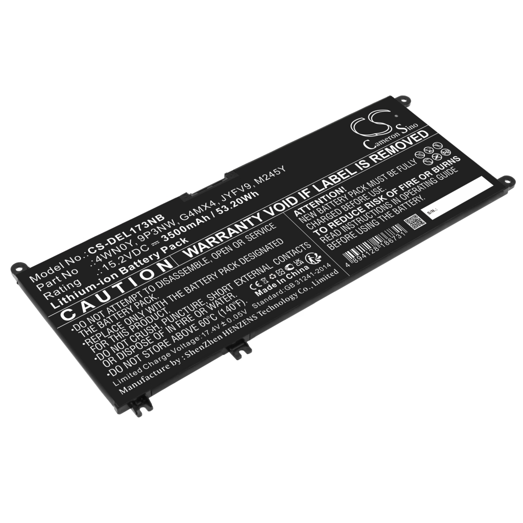 Notebook battery DELL CS-DEL173NB