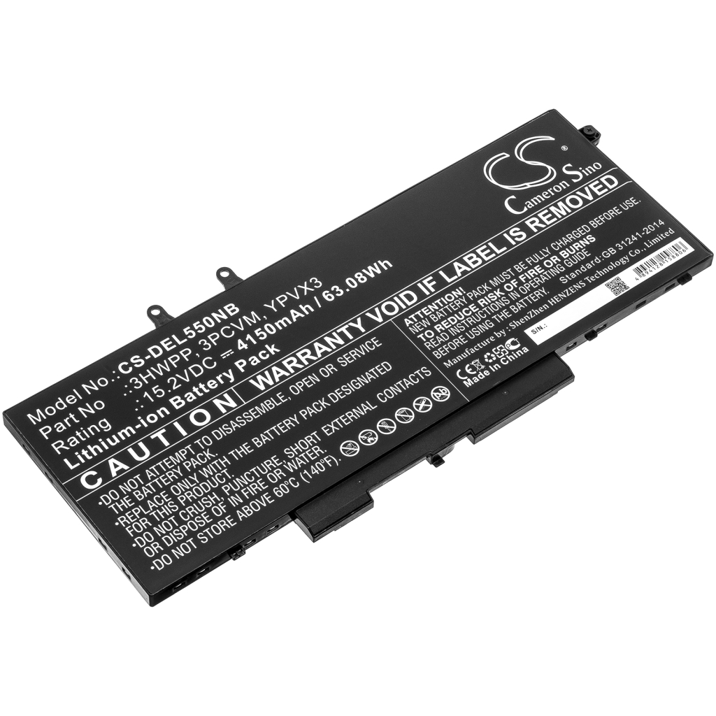 Notebook battery DELL Latitude 15 5511 N009L551115EMEA (CS-DEL550NB)